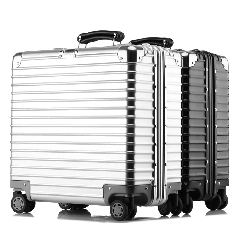 Waterproof Aluminum Frame 18-Inch Travel Suitcase
