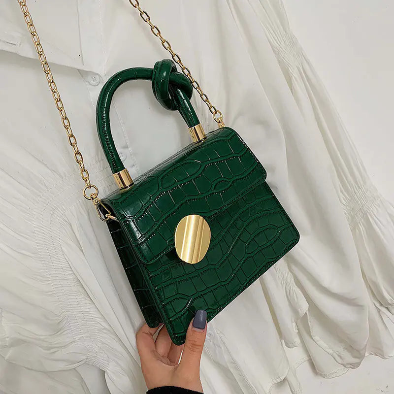 Chic Crocodile Pattern Crossbody & Shoulder Bag for Women