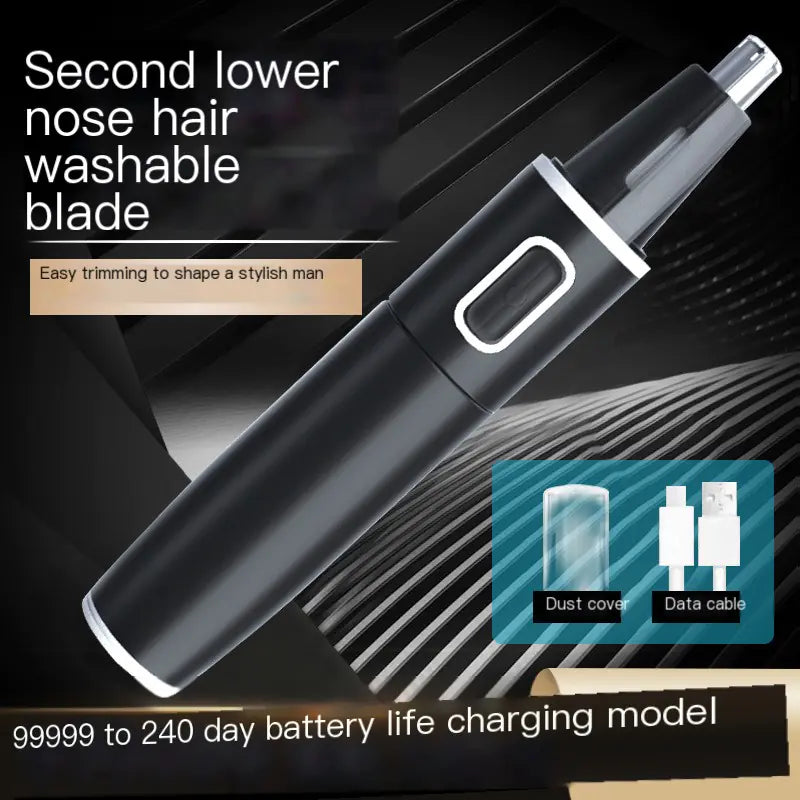 Electric Nose Hair Trimmer for Men, Rechargeable Tool