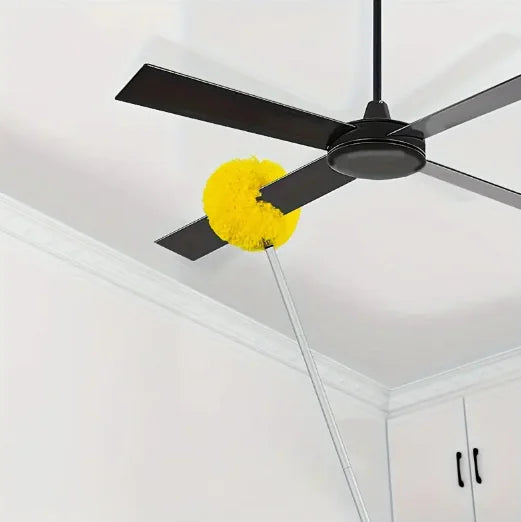 Extendable Feather Duster with 360ยฐ Dust Sweeping Action