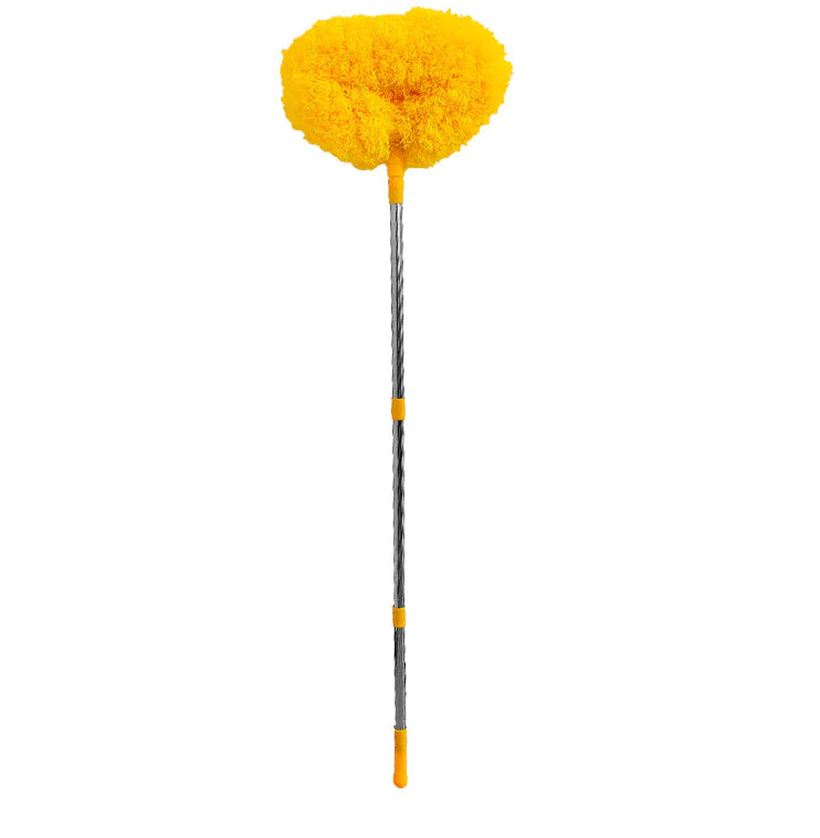 Extendable Feather Duster with 360ยฐ Dust Sweeping Action