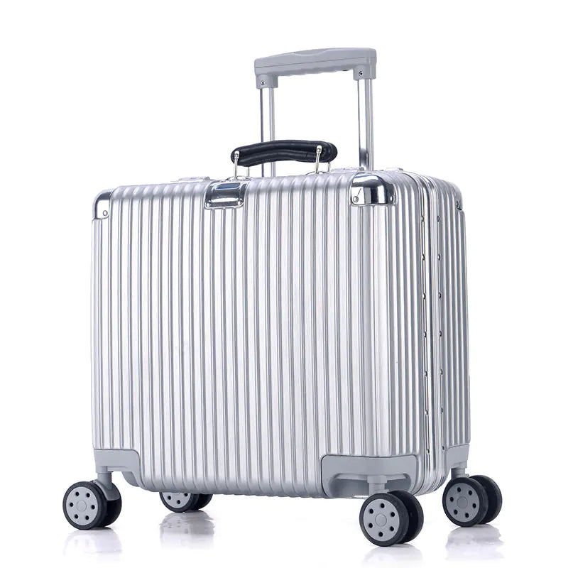 Waterproof Aluminum Frame Luggage, 18-Inch Carry-On