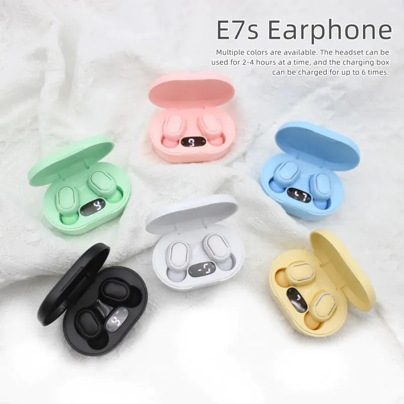 TWS Bluetooth Headset with Touch Digital Display