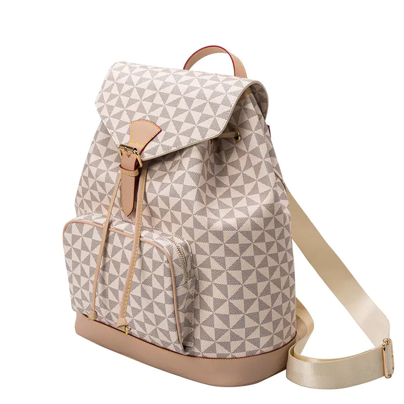 Leather Anti-Theft Large Backpack for Women