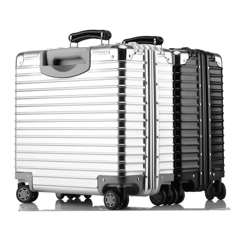 Waterproof Aluminum Frame 18-Inch Travel Suitcase