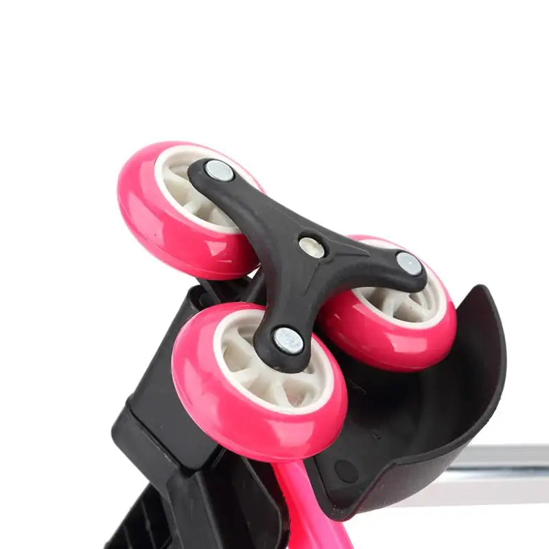 Children's 6-Wheel Adjustable Aluminum Alloy Trolley