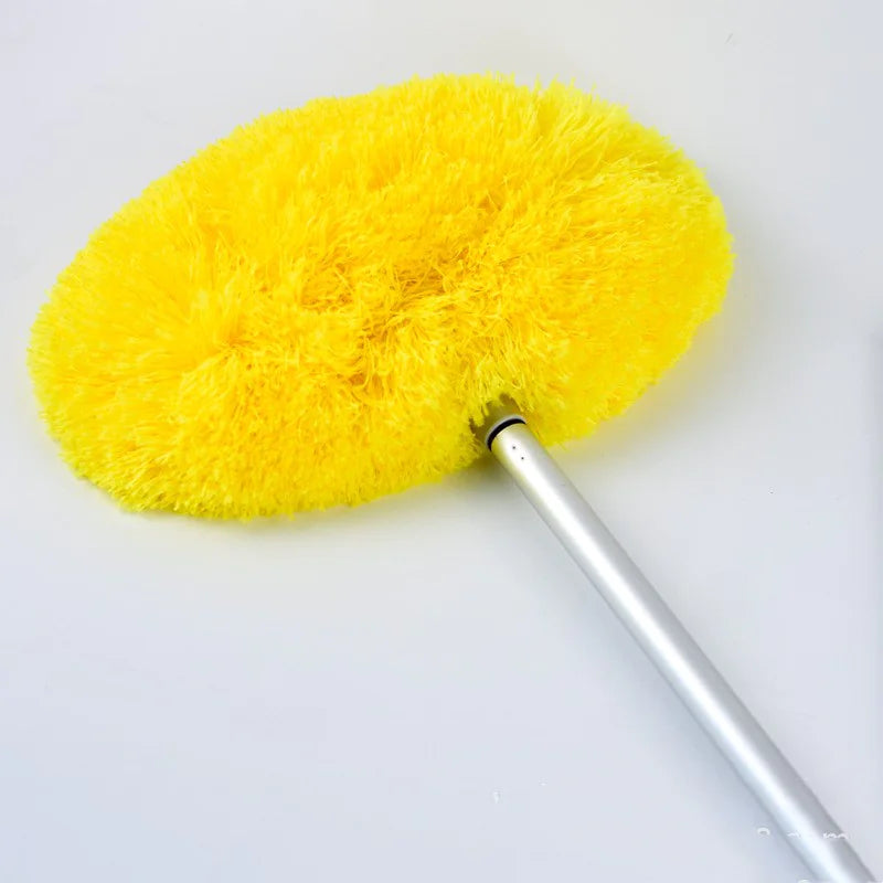 Extendable Feather Duster with 360ยฐ Dust Sweeping Action