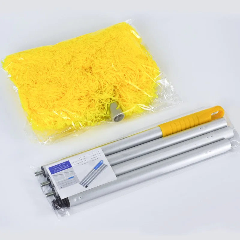 Extendable Feather Duster with 360ยฐ Dust Sweeping Action