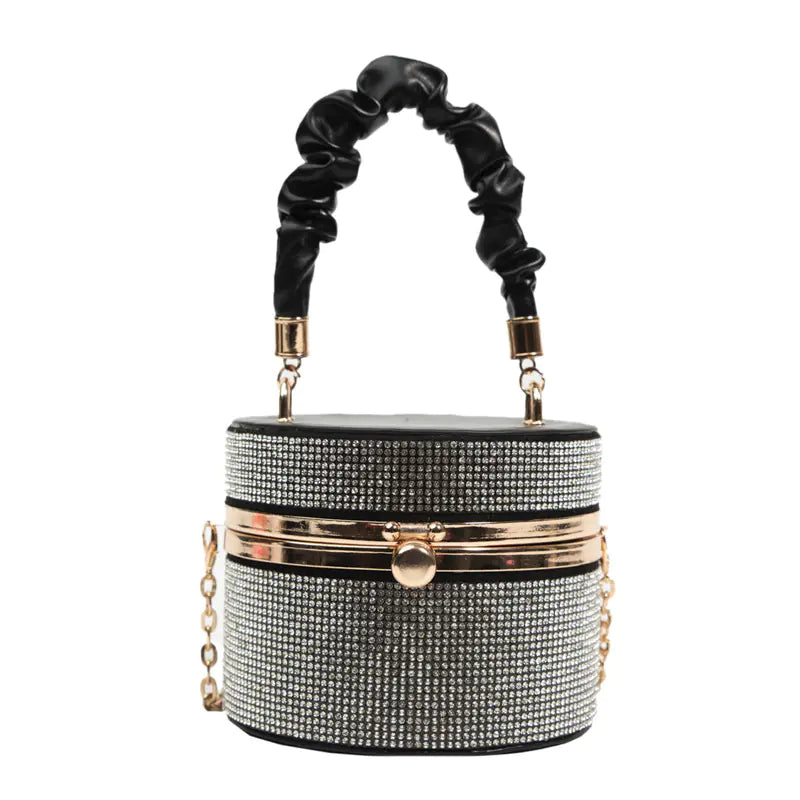 Women's Mini Messenger Bag with Chain Shoulder Strap