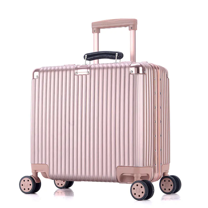 Waterproof Aluminum Frame Luggage, 18-Inch Carry-On