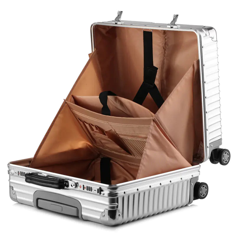 Waterproof Aluminum Frame 18-Inch Travel Suitcase
