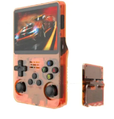 وحدة تحكم ألعاب الفيديو المحمولة Retro R36S - برتقالية