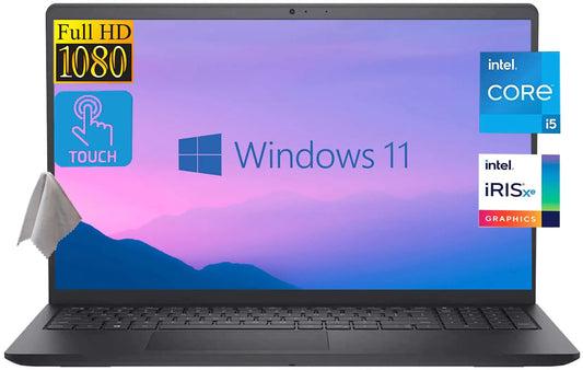 Dell Inspiron 3000 15.6 FHD Touchscreen Laptop Intel Core i5-1135G7 (Quad-core up to 4.2GHz Beat i7-8750H) 16GB DDR4 RAM 512GB PCle SSD Intel Iris Xe Graphics Windows 11 with JAWFOAL