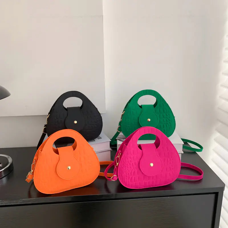 Retro Crocodile Pattern Women's Shoulder Crossbody Bag