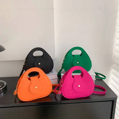 Retro Crocodile Pattern Women's Shoulder Crossbody Bag