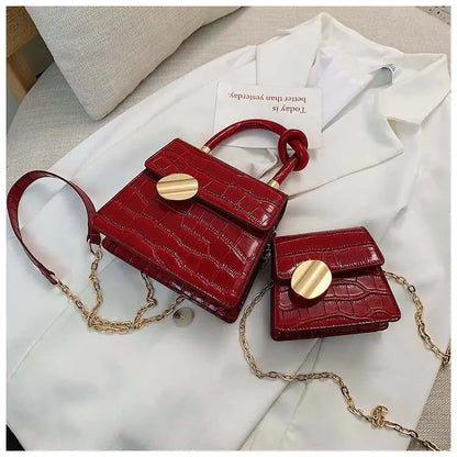 Chic Crocodile Pattern Crossbody & Shoulder Bag for Women