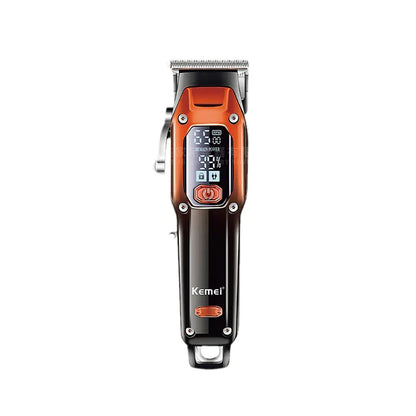 Kemei KM-658 LCD USB Hair Clipper for Barbers