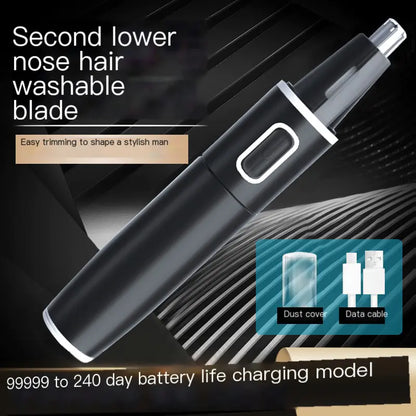 Electric Nose Hair Trimmer for Men, Rechargeable Tool