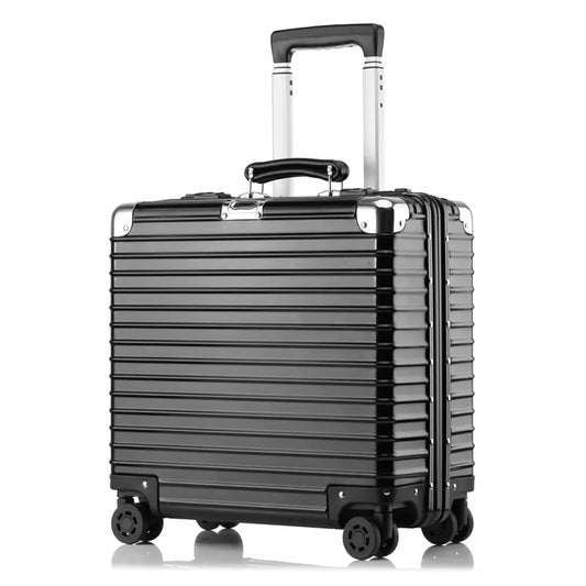 Waterproof Aluminum Frame 18-Inch Travel Suitcase
