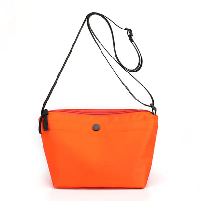 Women's Simple Solid Color Nylon Messenger Bag