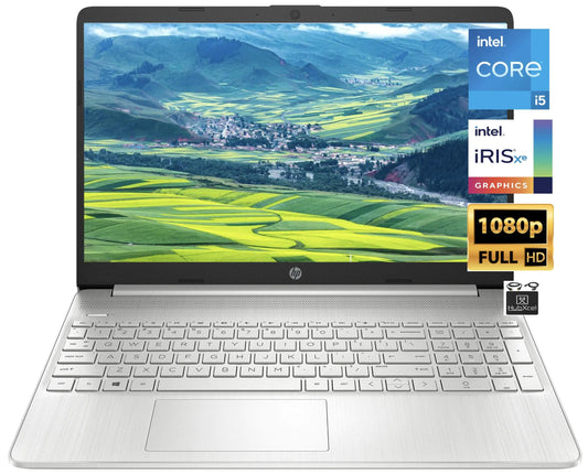 HP 2023 Pavilion 15.6’’ FHD Screen Laptop Quad Core Intel i5-1135G7 (Upto 4.2GHz) 8GB RAM 512GB SSD Iris Xe Graphics HD Webcam WiFi 6 Bluetooth Long Hour Battery Windows 11+HubxcelAccessory