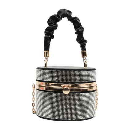 Women's Mini Messenger Bag with Chain Shoulder Strap