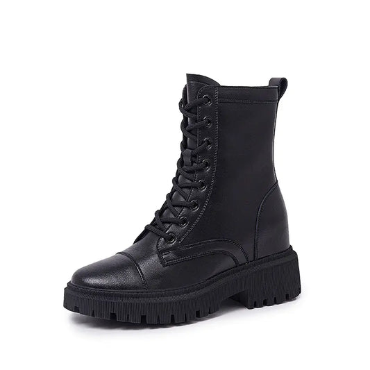Thin Women's British Style Martin Short Boots
