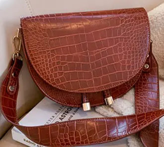 Custom Design Crocodile Pattern Crossbody Bag 2019