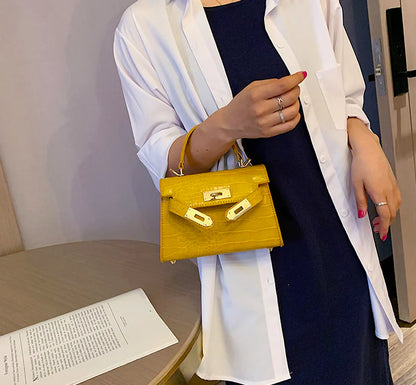 Crocodile Pattern Fashionable Crossbody Bag