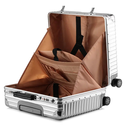 Waterproof Aluminum Frame 18-Inch Travel Suitcase