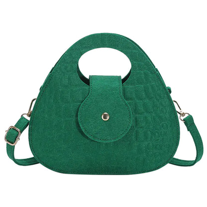 Retro Crocodile Pattern Women's Shoulder Crossbody Bag