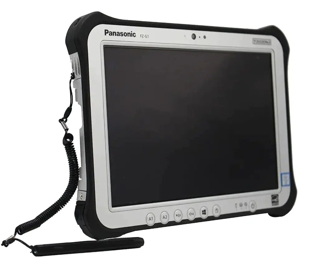 Panasonic Toughpad FZ-G1 FZ-G1Q2112VM Win 10 Pro Intel Core i5-6300U 2.40GHz 10.1" WUXGA Gloved Multi Touch + Digitizer LCD 256GB SSD 8GB Wi-Fi Bluetooth GPS Camera Webcam (Renewed)