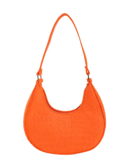 Crocodile Pattern Fairy Dumpling Bag, Shoulder Crossbody