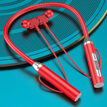 Bluetooth Sports Neck-mounted Headset with Magnetic Suction