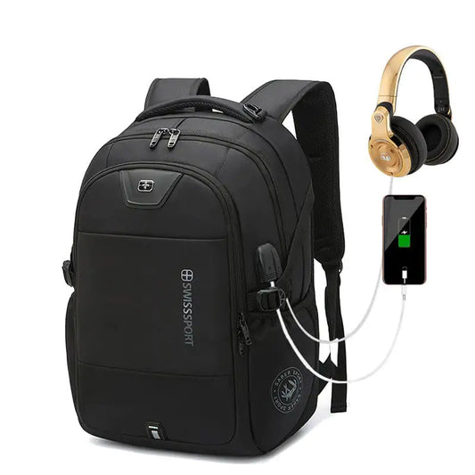 USB Backpack for Men and Women - Outdoor Travel & Business